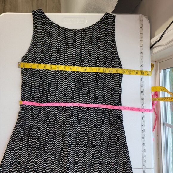 Vintage Ronni Nicole Dress Sz 10 Rainbow Sparkle Backless Party Slinky Black - Picture 10 of 11